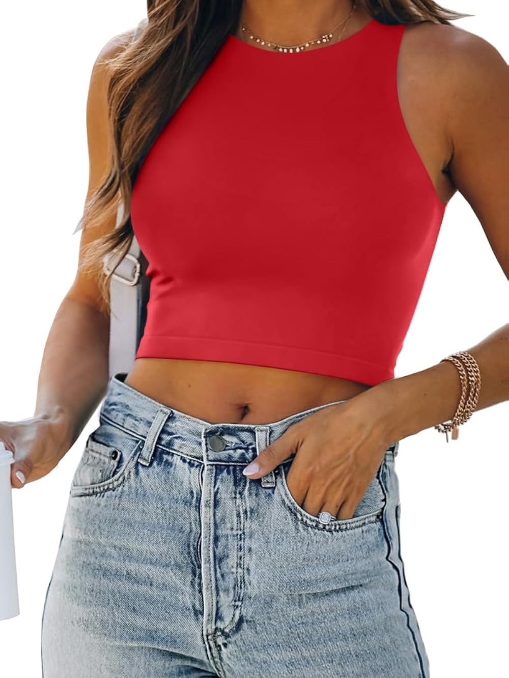 Amazon Efan Crop Tank Top